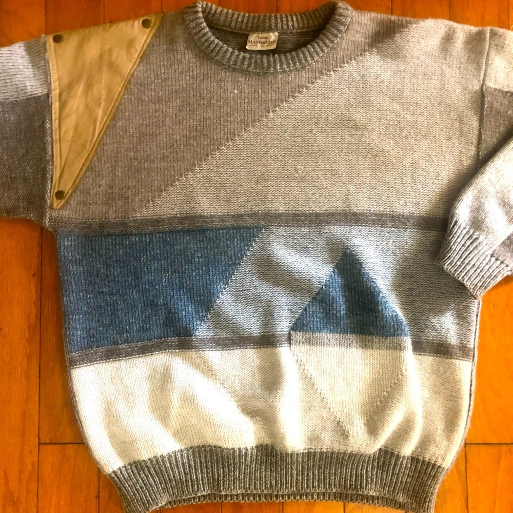 80s Vintage Italian Sweater Mens